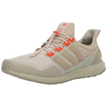 Imagem de adidas Tênis unissex adulto Ultraboost 1.0 ATR, Alumínia/Bege Maravilha/Laranja Impacto, 13.5 Women/12.5 Men
