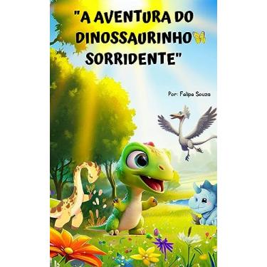 Imagem de A Aventura do Dinossaurinho Sorridente: "Uma jornada mágica onde amizade e sorrisos iluminam o caminho dos dinossaurinhos."