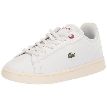 Imagem de Lacoste Tênis infantil unissex 46suc0005, Branca/Grn, 1 Little Kid