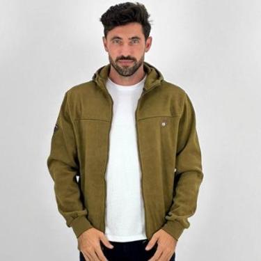 Imagem de Jaqueta Gangster Suede Casual com Capuz Masculina-Masculino