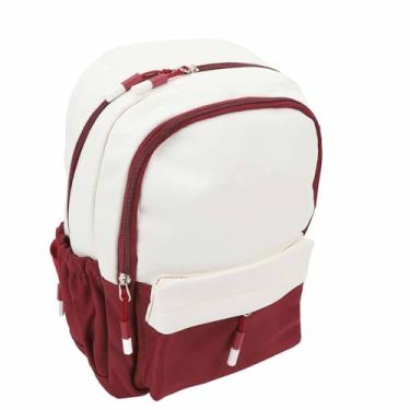 Imagem de Mochila de Estudante, Mochila Versátil de Grande Capacidade para Trabalho Em Laptop para Viagens Escolares de Escritório (vermelho)