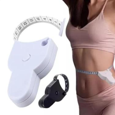 Imagem de Fita Métrica Corporal Antropométrica com trava 150cm 1,5m Trena Medida Circunferência