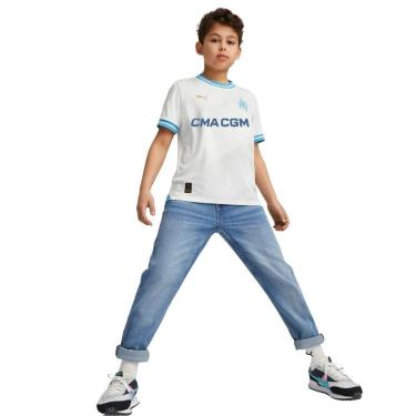 Imagem de Camisa Olympique De Marseille 23/24 Puma Home Infantil - Branca 14-Unissex