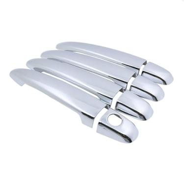 Imagem de Para Toyota Wish AE10 10 2003~2008 Capa de maçaneta de porta Acessórios para carro Adesivos Conjunto de guarnição de 4 portas