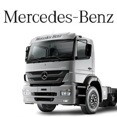 Imagem de Faixa Caminhão Mercedes-Benz Adesivo Testeira Quebra Sol - SPORTINOX, 