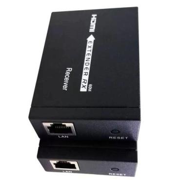 Imagem de Extensor sinal hdmi para projetor via cabo cat5 cat6 - EXTENSER