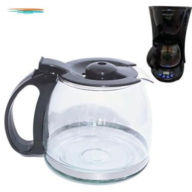 Imagem de Copo Jarra de Cafeteira Mallory Digital Black Vidro Forte - Mistral