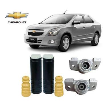 Imagem de Par Kit Coxim Batente Coifa Do Amortecedor Traseiro Chevrolet Cobalt 2