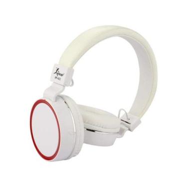 Imagem de Fone de ouvido com microfone dobravel p2 kp-421 - branco