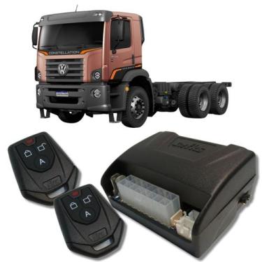 Imagem de Alarme caminhões auto 12v e 24v fks fk902 2 controles linha pesada cor