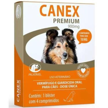 Imagem de Vermifugo Canex Premium P/cães 900mg Até 10kg- 2 Comprimidos - Ceva