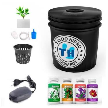 Imagem de Grow Pot Inicial 20L Pote Kit Hidroponico Com Nutrientes - ToDo Hidro,