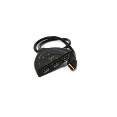 Imagem de Switch Adaptador 3x1 Cabo Hdmi 3 Entradas E 1 Saída - LOTUS