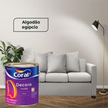 Imagem de Tinta Acrílica Decora Acrílico Premium Lavável Matte 3,6l - Coral, Alg