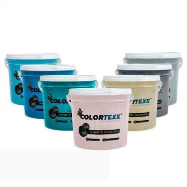 Imagem de Revestimento Acrílico Cimento Queimado Fácil Aplicação 3kg - Colortexx