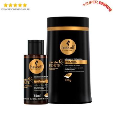 Imagem de Haskell Máscara Cavalo Forte 900G + Tônico De Crescimento Capilar