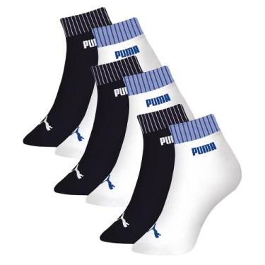 Imagem de Kit Com 6 Pares De Meias Cano Baixo Masculina - Selene, Único 39 a 43,