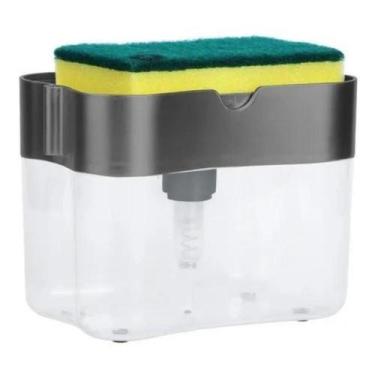 Imagem de Dispenser Dosador Detergente Sabão 2x1 Esponja - innovaree-commerce