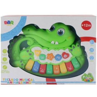 Imagem de Teclado animalzinho musical 20cm bbr, Jacare, UN