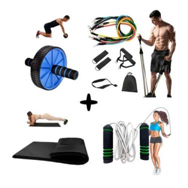 Imagem de kit de Academia Funcional e Exercícios em Casa - kit C/4 Produto Compl