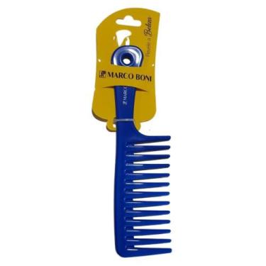 Imagem de Super Pente De Cabelo Dentes Largos Longos 250mm Marco Boni, Azul