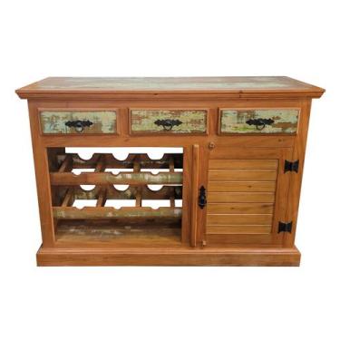 Imagem de Buffet Adega Em Madeira De Demolição - Cód 2382 - Barrocarte
