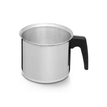 Imagem de Caneca Leiteira Criativa Alumínio Polido N.16 Nigro