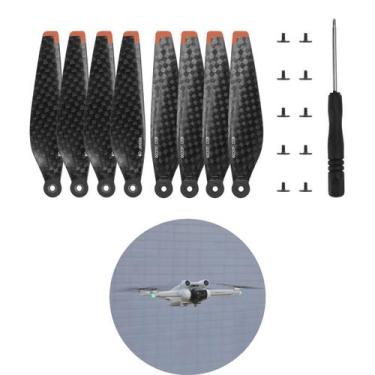 Imagem de 2 Pares Hélices Fibra Carbono para Drones DJI Mini 3 Pro e 4 Pro - Sun
