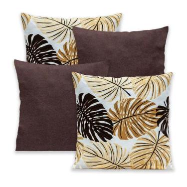 Imagem de Kit 4 Capas de Almofada Gorgurinho com Zíper 40cm x 40cm - Bem Me Quer