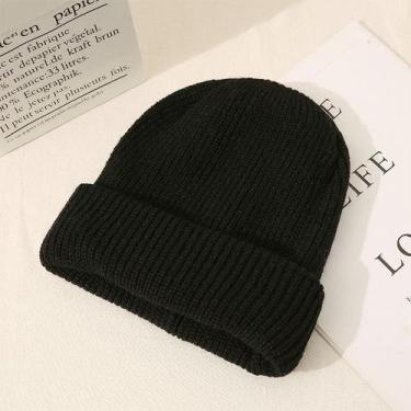 Imagem de  Gorro Casual Feminino Cor De Doces Para O Inverno De Alta Qualidade -