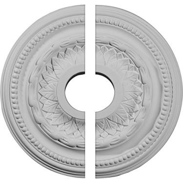 Imagem de Medalhão de teto Galway Ekena Millwork 38 cm OD x 11 cm ID x 2,5 cm, Divisor, 15 3/4"OD x 3 1/4"ID x 1"P (Fits Canopies up to 3 1/4"), Factory Primed