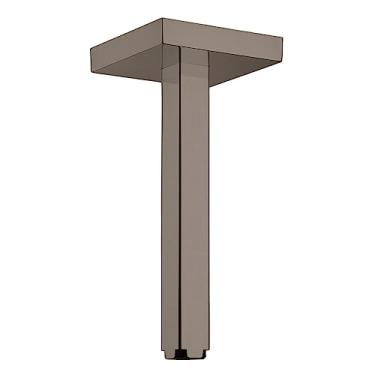 Imagem de AXOR 26414341 Tubo de extensão ShowerSolutions para montagem no teto em braço de chuveiro cromado preto escovado