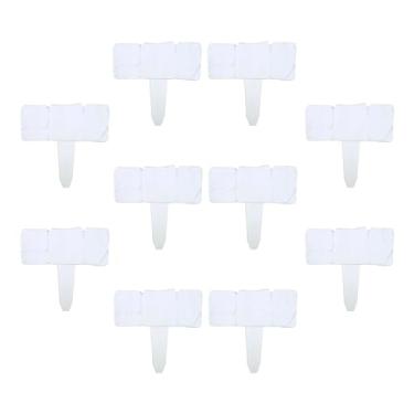 Imagem de Baoblaze 10x bordas de afiação de jardim, cercas de imitação de pedra para pátio, forro de cerca pp, afiação de cerca de jardim para, calçadas, branco