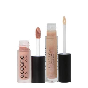 Imagem de Kit Océane Edition Color My Lips Naked Nude e Glossy Me Glazed (2 prod