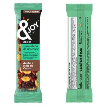 Imagem de Barra &Joy Zero Avela e Nibs de Cacau 2uni de 25g - Enova