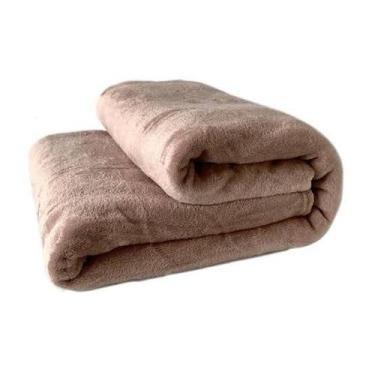 Imagem de Manta Casal Cobertor Home Design Mantinha Soft Microfibra Avelã - ÉDEC
