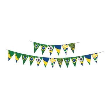 Imagem de Faixa Decorativa Brasil - Verde e Amarelo - Copa 2022 - 01 unidade - F