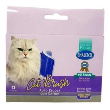 Imagem de Escova Massageadora Catnip Gato Coçadinha Chalesco