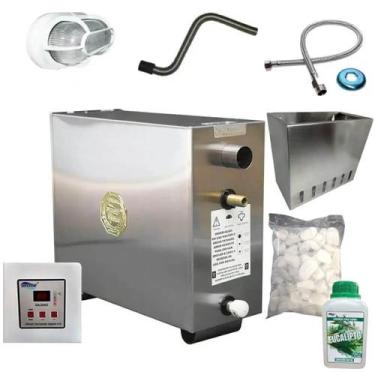 Imagem de Kit Sauna Impercap 15kw Instalação Completo, 220v Trifásico