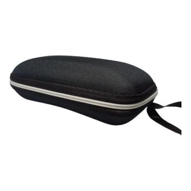 Imagem de Porta Óculos Com Zíper Em Concha Protetor Estojo Macio - Maia Acessóri