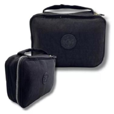 Imagem de Estojo escolar volata as aulas com 2 divisórias - cor preta - Brinqued