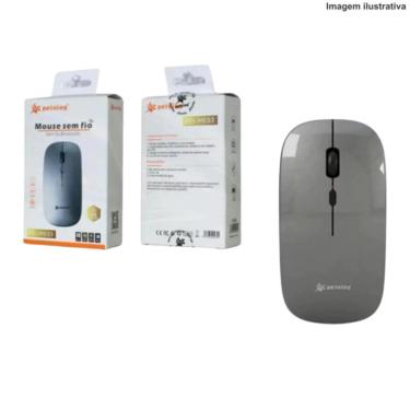 Imagem de Mouse Sem Fio Peining Recarregável Raio 10M ME03 C/ Cabo-Unissex