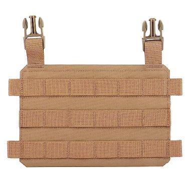 Imagem de GYDEHUTJ Molle Placard Hoop and Loop Front Flap Hanging Panel for Tactical Chest Rig Huntting Vest Plate Carriers