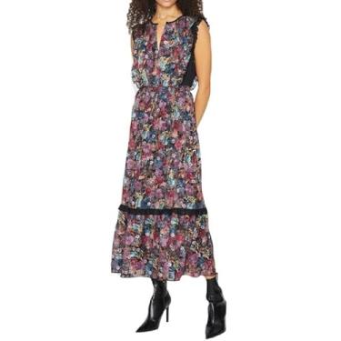 Imagem de Club Monaco Vestido floral feminino para jardim, Baga de inverno, 42