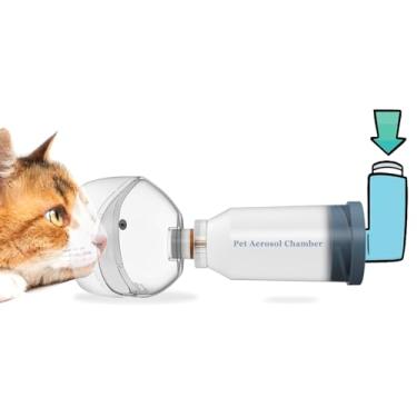 Imagem de ICARE-PET Câmara de Aerossol para Animais de Estimação para Cães E Gatos-Máscara Maior para Cobrir O Focinho E A Boca, O Que Faz Os Animais de Estimação Se Refrescarem E Se Aconchegarem Confortavelmen