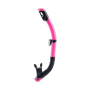 Imagem de Snorkel Totalmente Seco Com Válvula Automática à Prova D'água, Bocal de Silicone, Conjunto de Equipamentos de Mergulho para Adultos, Tubo de Respiração (7)