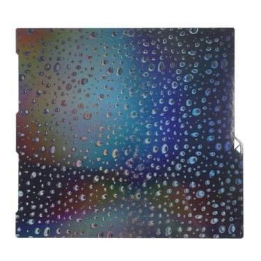 Imagem de Folha de Efeito PEH Dupla Face Querida Gota de água Padrão Placa de Construção Waterdrop Spring Steel Placa de Construção Flexível para Impressora 3D Kobra 3 Cama de Impressão