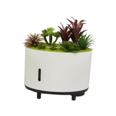 Imagem de Generic Difusor de Óleos Essenciais de Aroma Máquina Difusora de Aroma Planta Realista Alto-falante Umidificador para Lareira Fazenda Casamento, Style C