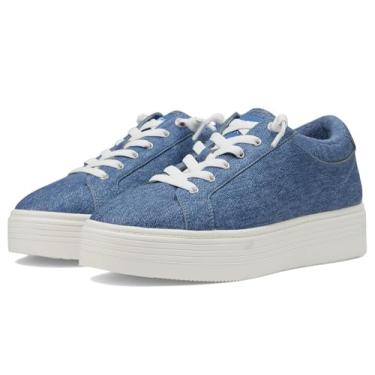Imagem de Roxy Sheilahh Tênis feminino plataforma slip on, Azul-escuro, 39 BR