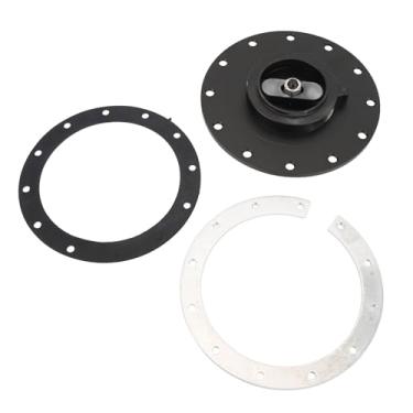 Imagem de Tampa de Célula de Combustível de Alumínio do Boleto, Tampa de Célula de Combustível de Preenchimento Fácil de Alumínio Multiuso de 160mm para 12 Parafusos 5.343 Furos de